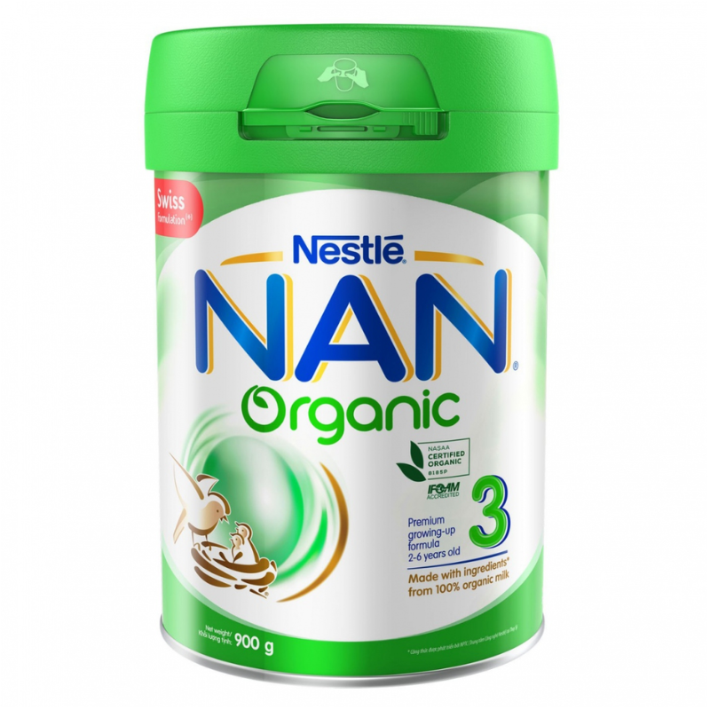 Sữa NAN Organic số 3 - 900g (2-6Y)