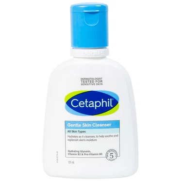Sữa rửa mặt Cetaphil Gentle Skin Cleanser (125ml) dịu nhẹ, lành tính với mọi loại da (New)